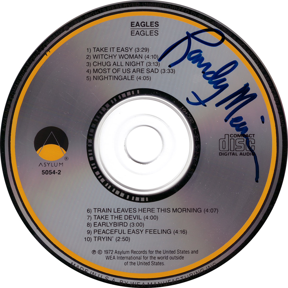 Randy Meisner CD - Eagles Randy Meisner CD - Eagles
