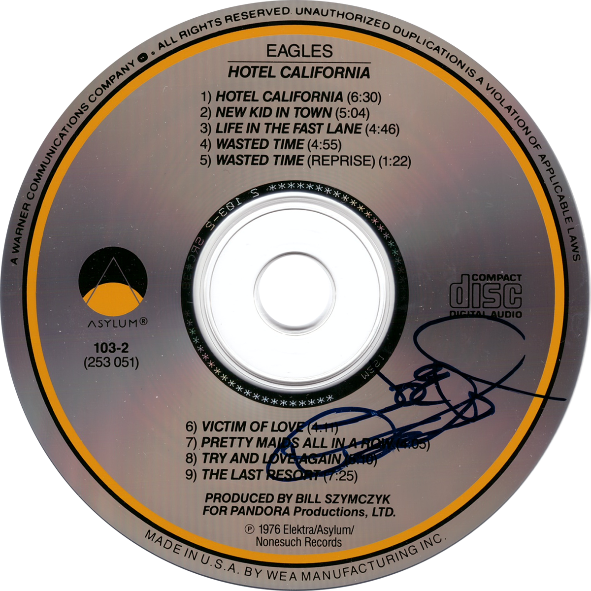 Joe Walsh CD - Hotel California Joe Walsh CD - Hotel California