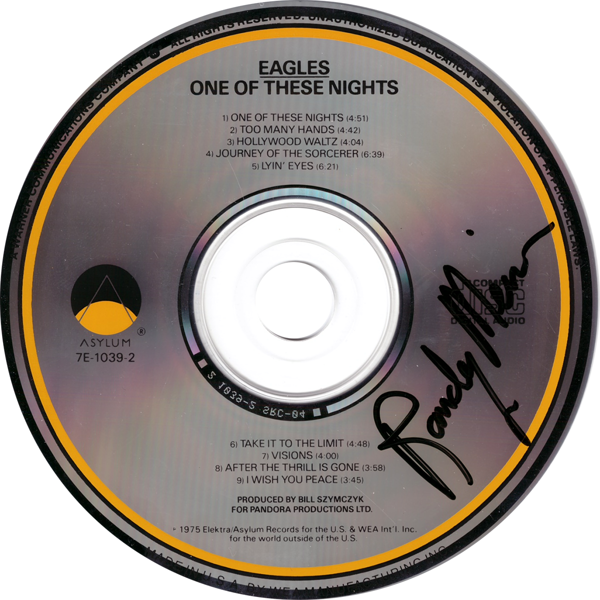 Randy Meisner CD - One of These Nights #2 Randy Meisner CD - One of These Nights #2