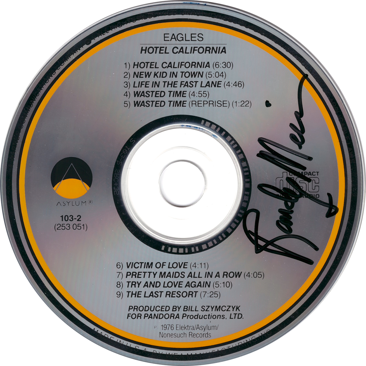 Randy Meisner CD - Hotel California Randy Meisner CD - Hotel California