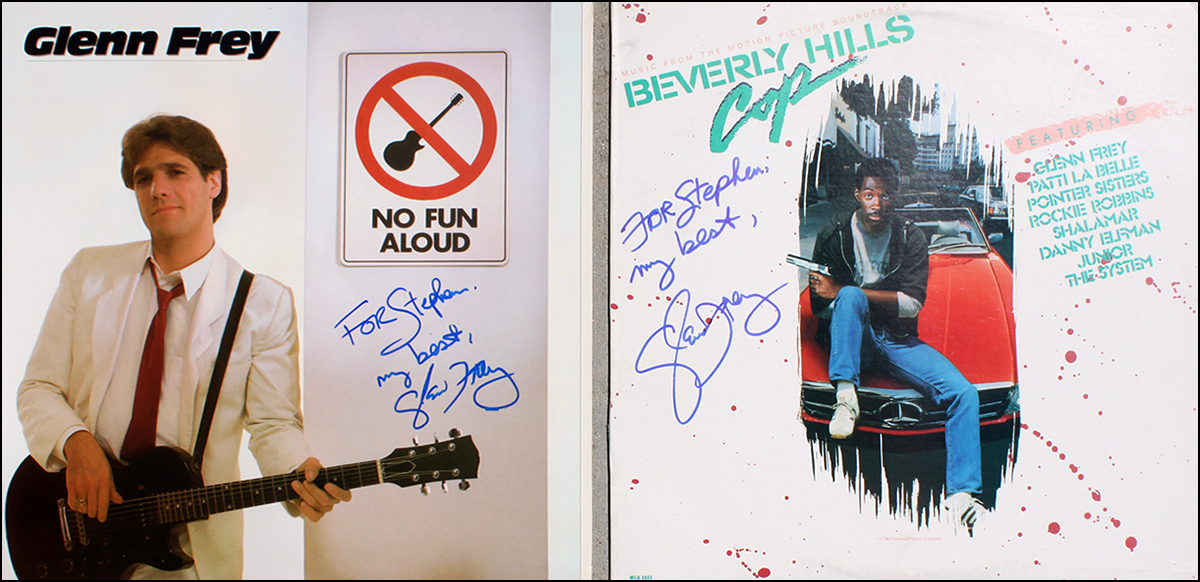 Glenn Frey LPs (2) - No Fun Allowed & Beverly Hills Cop Glenn Frey LPs (2) - No Fun Allowed & Beverly Hills Cop