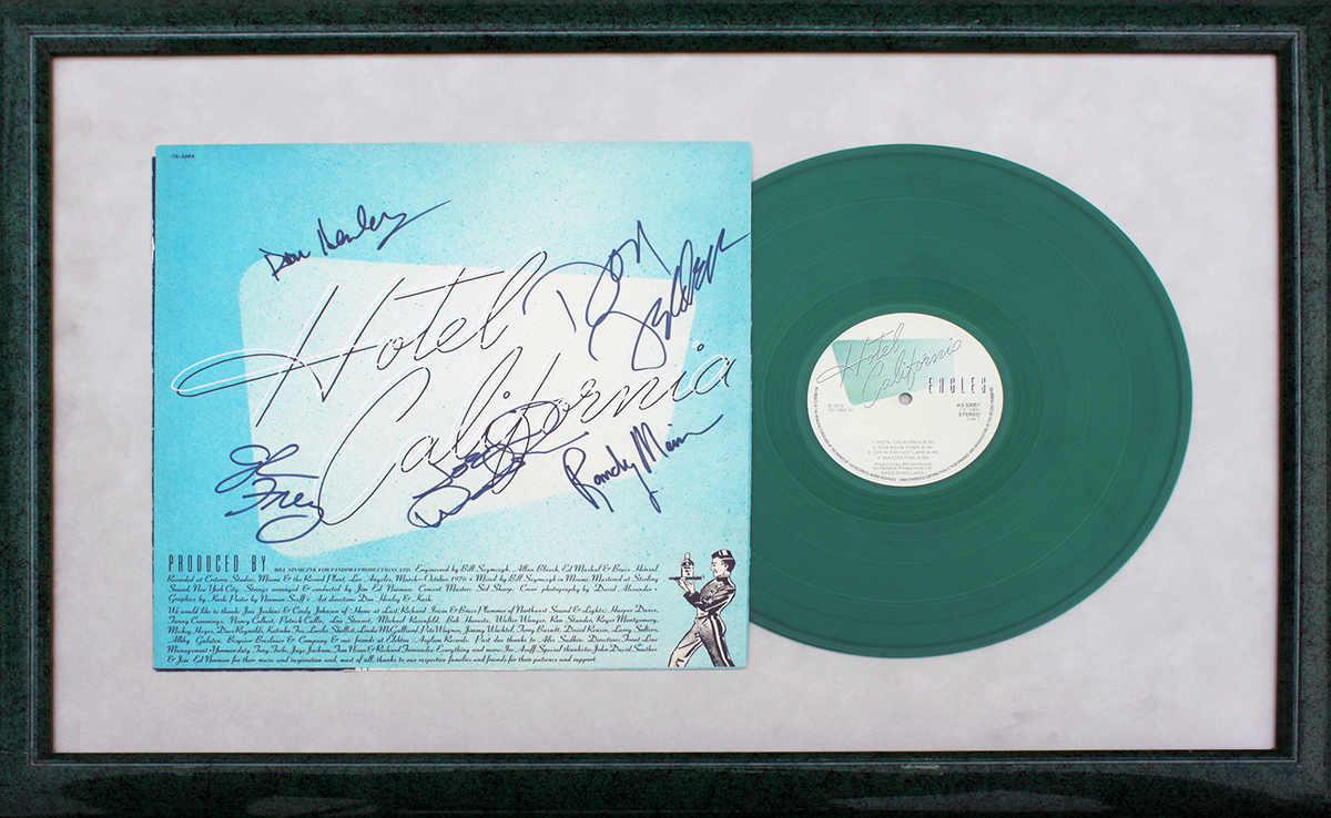 Eagles Framed LP (Dutch) - Hotel California Eagles Framed LP (Dutch) - Hotel California