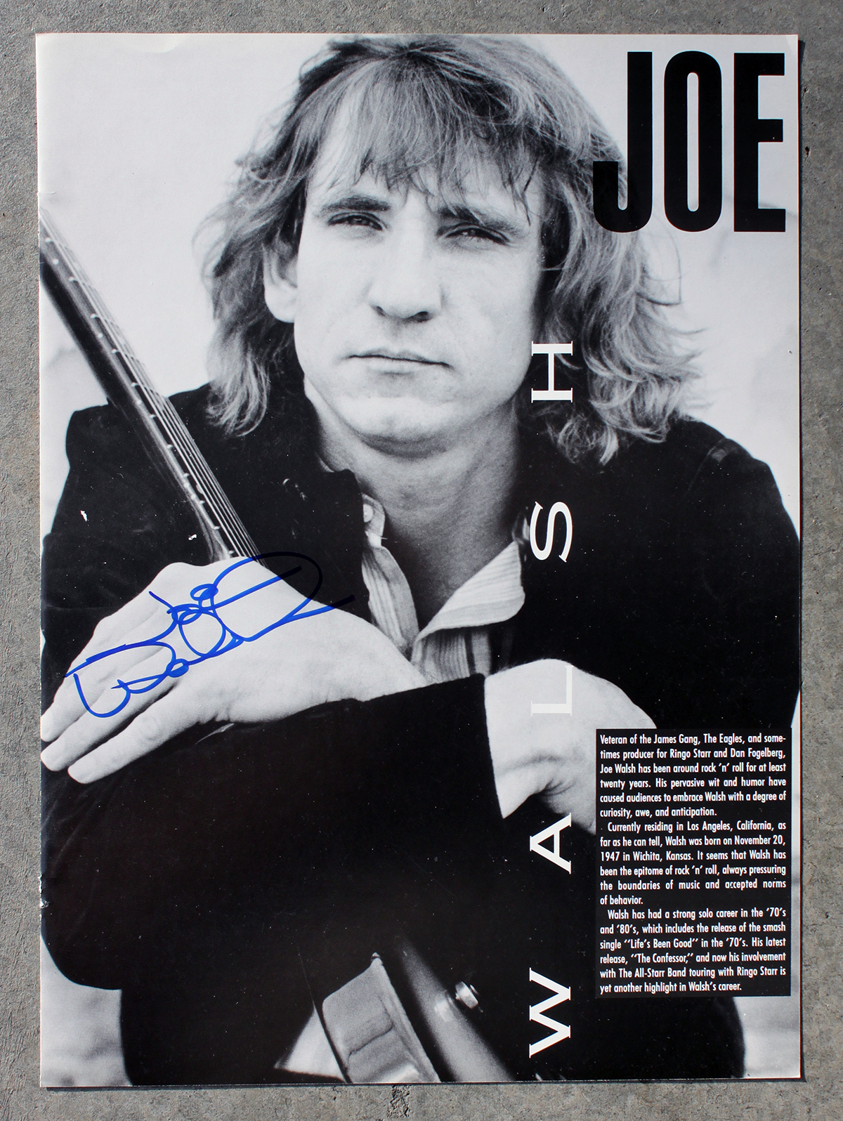 Joe Walsh photo #2 Joe Walsh photo #2