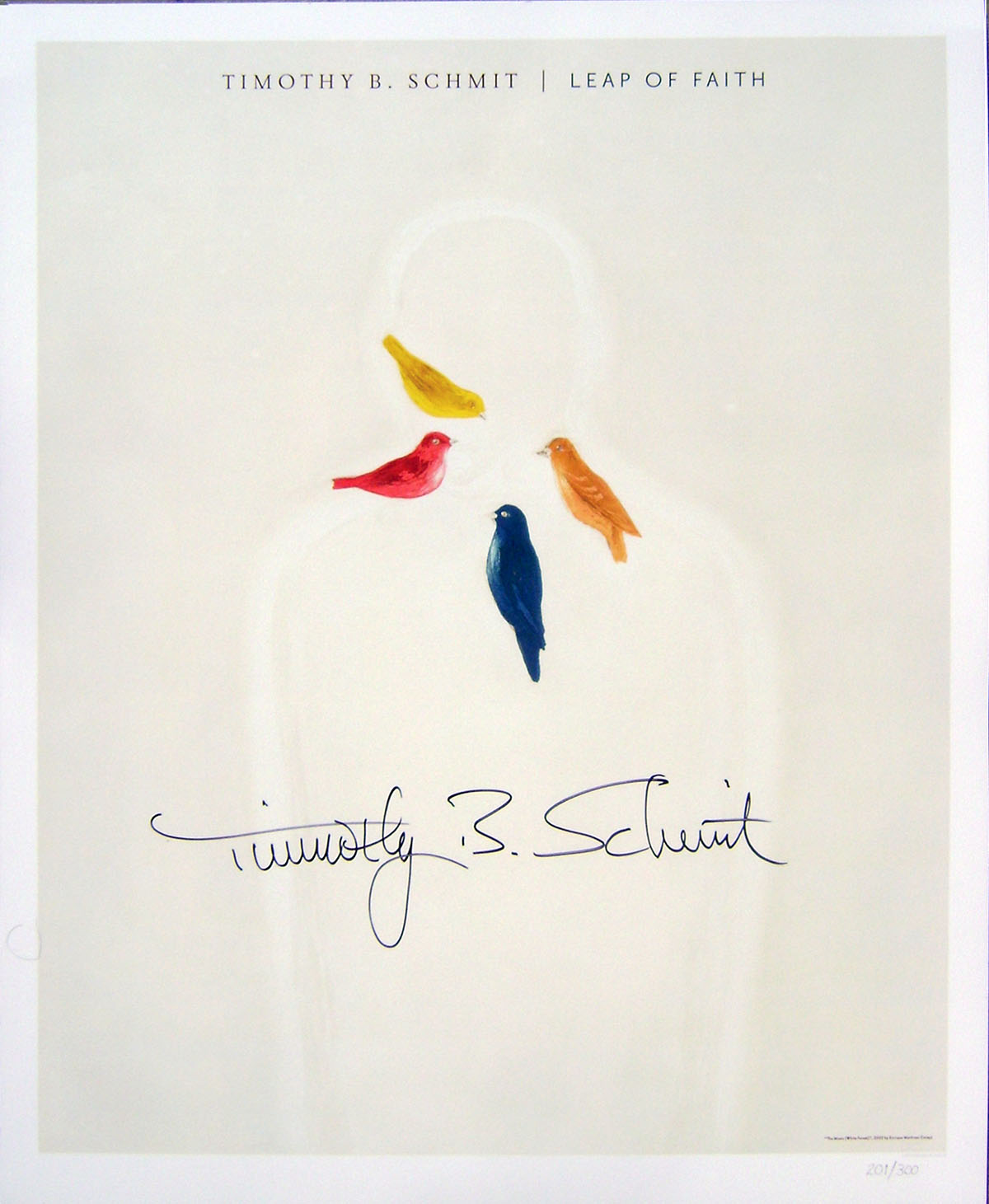 Timothy B Schmit - Poster- Leap of Faith #2 Timothy B Schmit - Poster- Leap of Faith #2