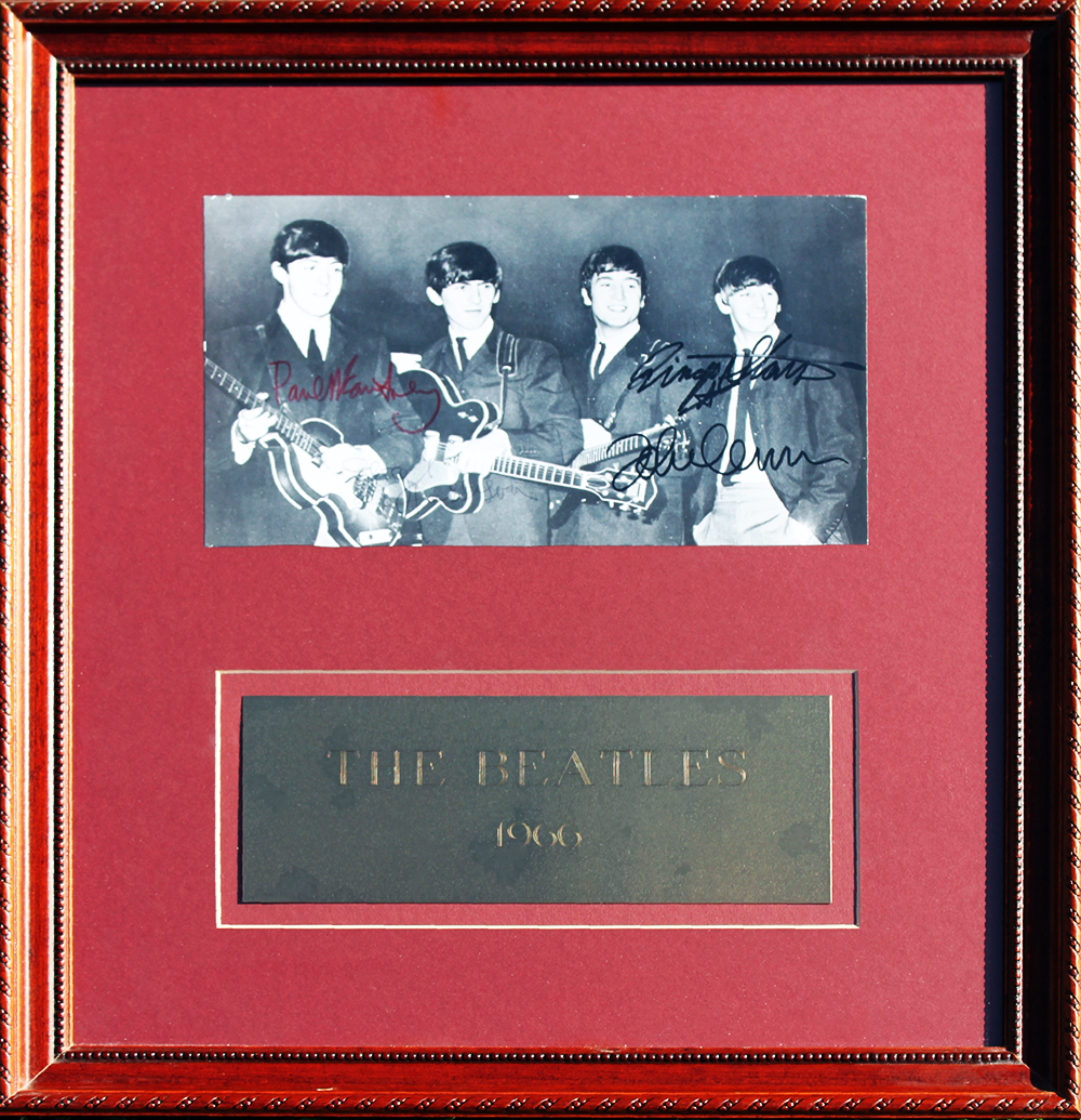 Framed Photo - The Beatles Framed Photo - The Beatles